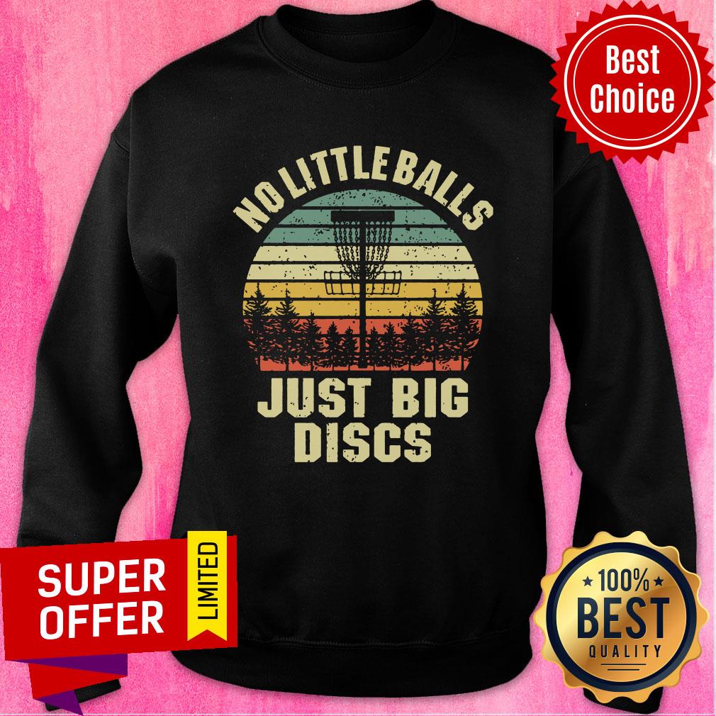 Premium Disc Golf Retro No Little Balls Vintage Retro Shirt