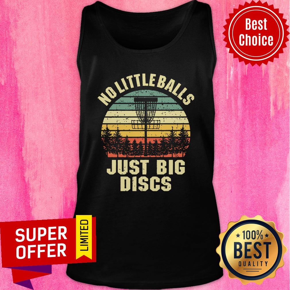 Premium Disc Golf Retro No Little Balls Vintage Retro Shirt