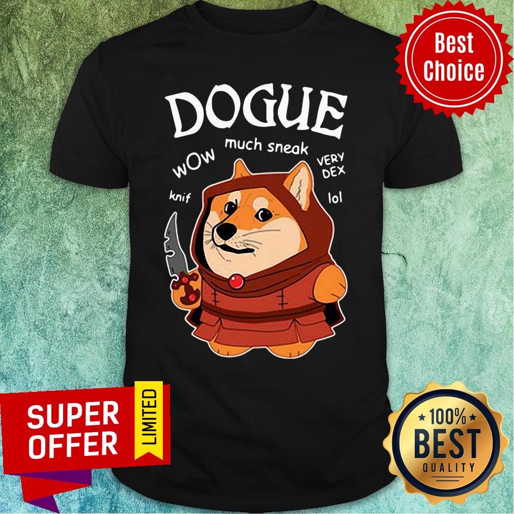 Premium Dogue Wow Much Sneak Very Dex Knif Lol Corgi Shirt