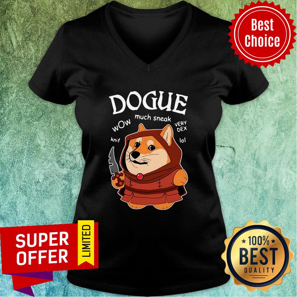 Premium Dogue Wow Much Sneak Very Dex Knif Lol Corgi Shirt