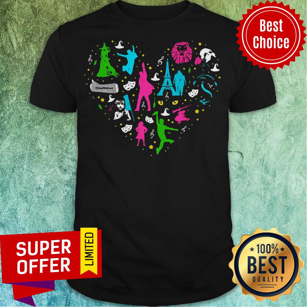 Premium Heart Love Musicals Christmas Shirt