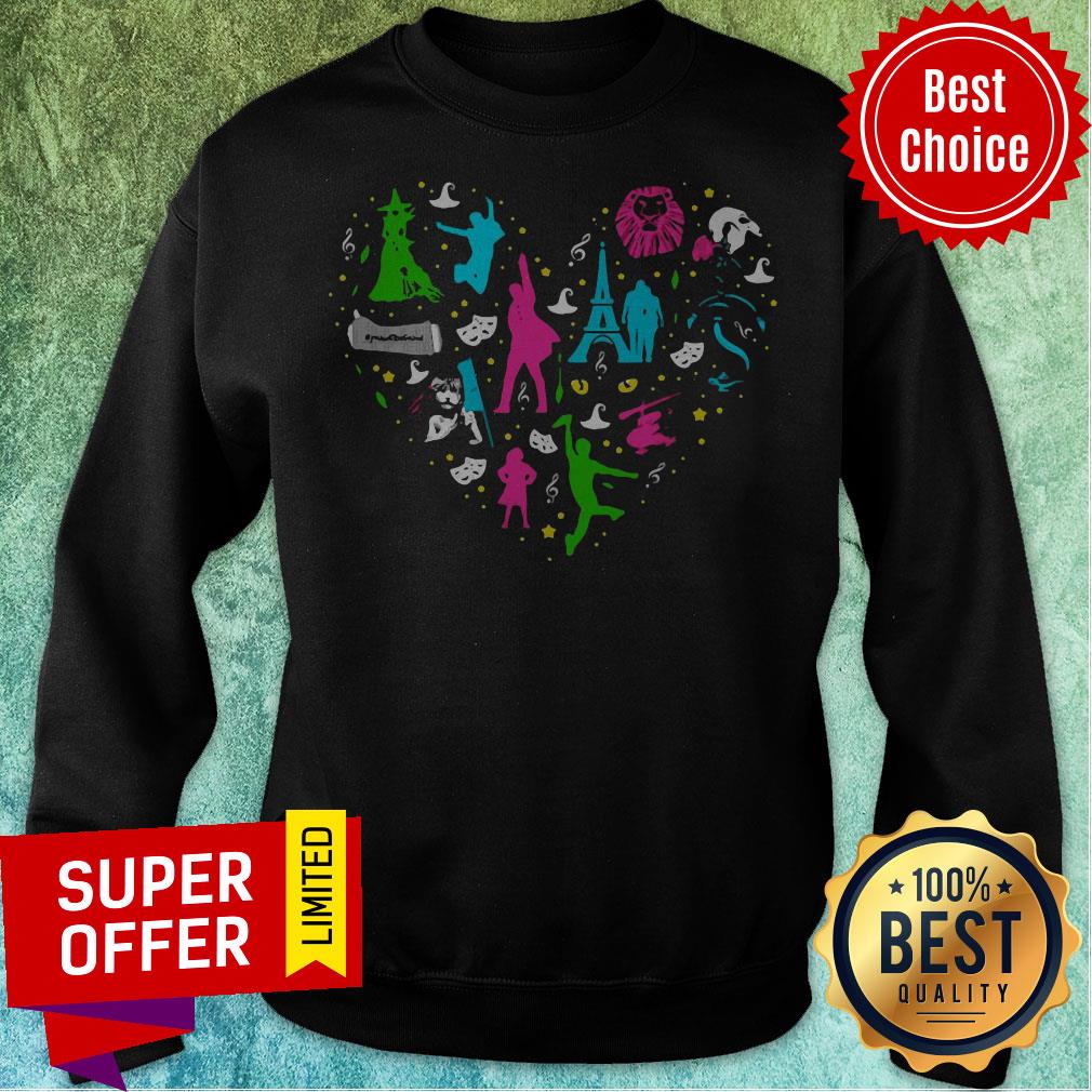Premium Heart Love Musicals Christmas Shirt