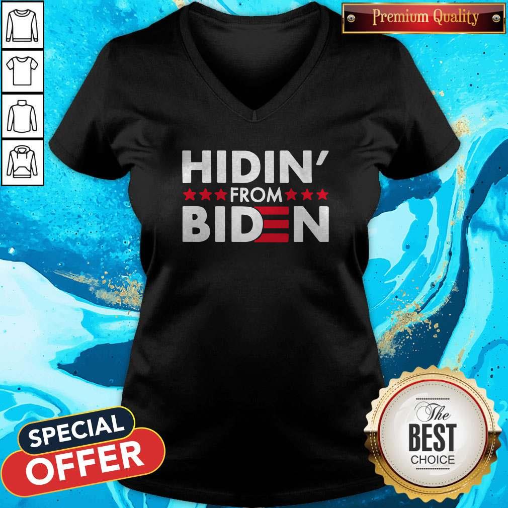 Premium Hidin’ From Biden 2020 Vote Shirt