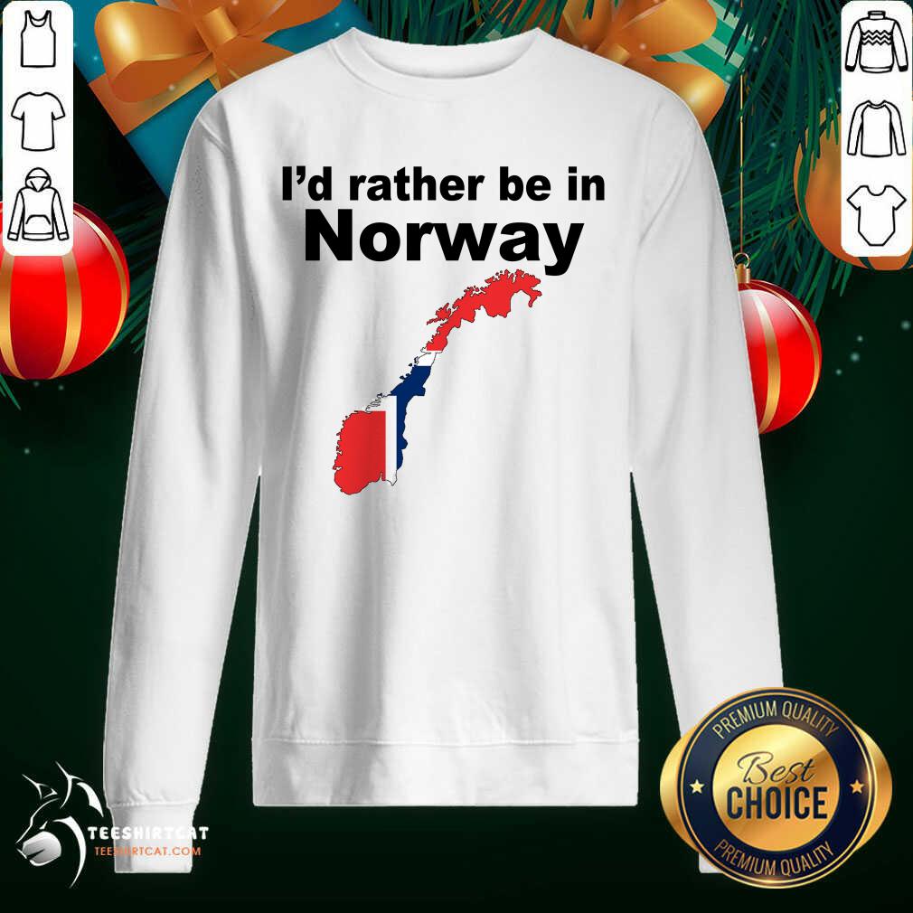 Premium I'd Rather Be In Norway Shirt