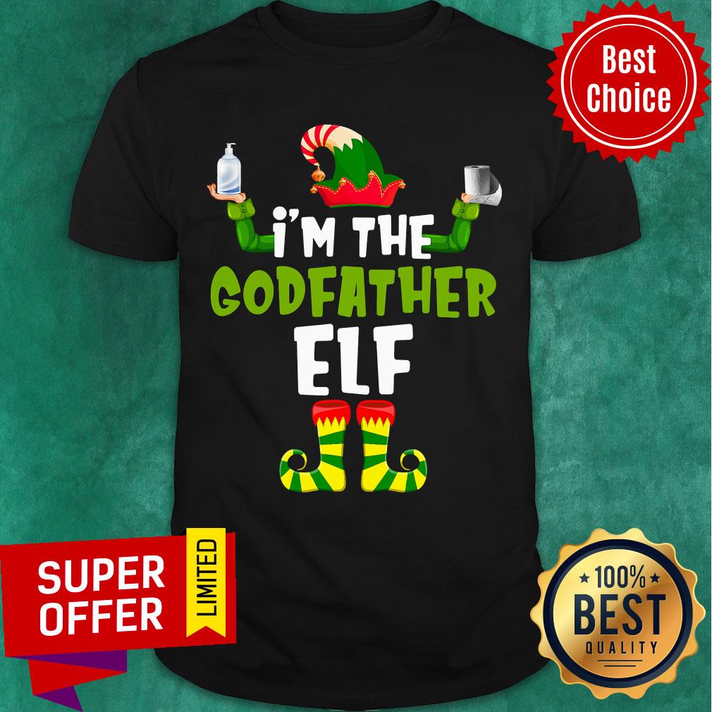 Premium I'm The Godfather Elf Quarantine Matching Christmas Shirt