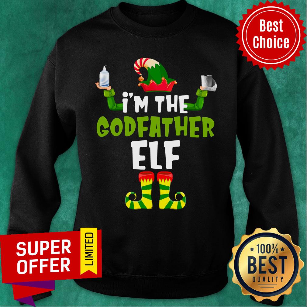 Premium I'm The Godfather Elf Quarantine Matching Christmas Shirt