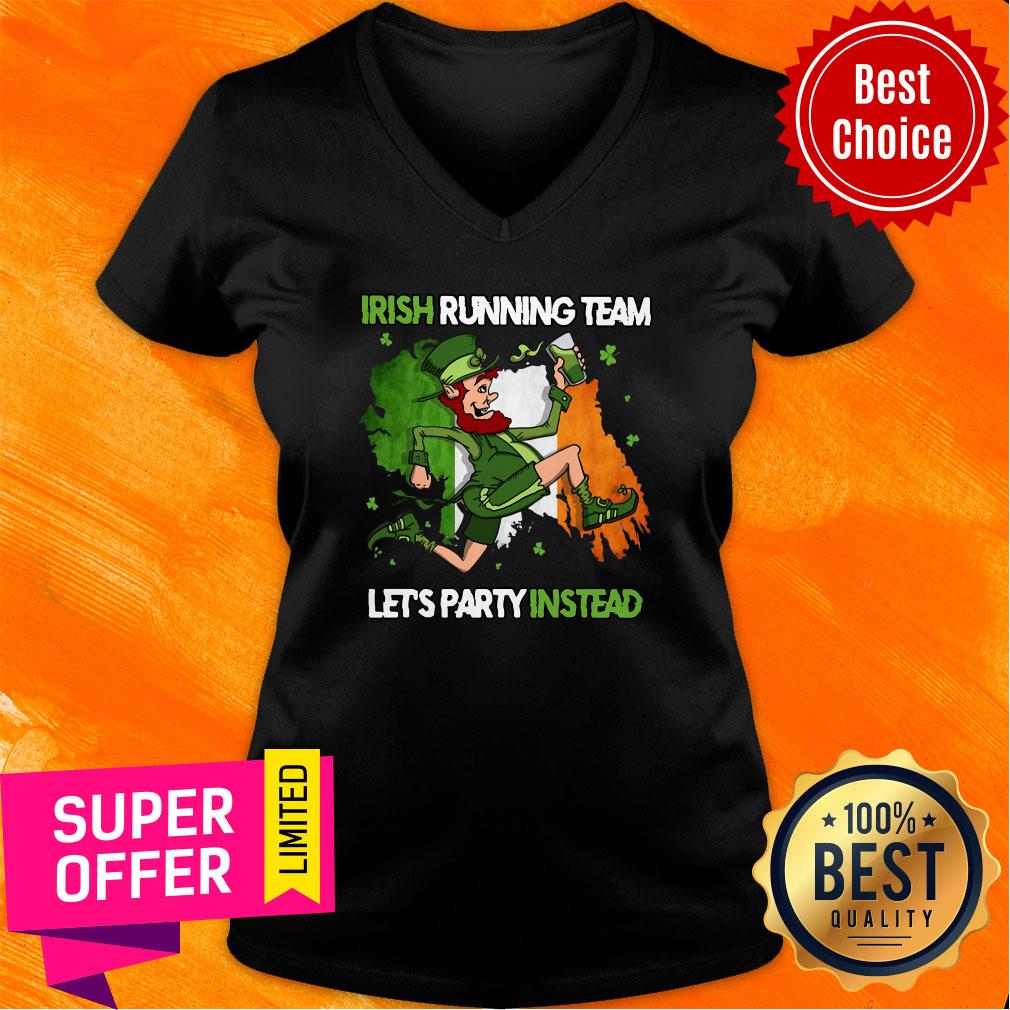 Premium Irish Running Team Let's Party Instead Patrick's Day Shirt