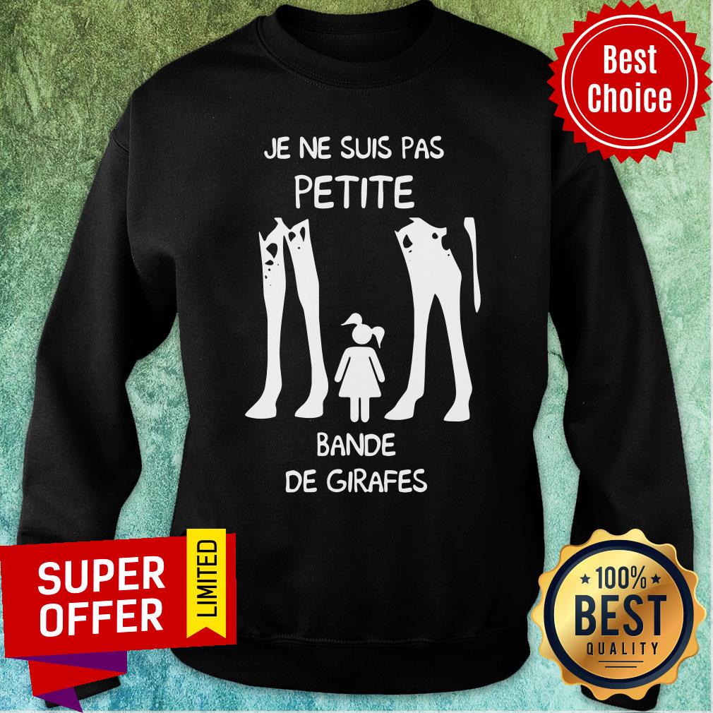 Premium Je Ne Suis Pas Petite Bande De Girafes Shirt