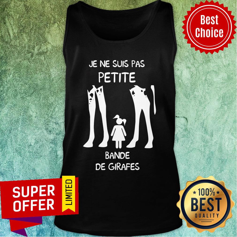 Premium Je Ne Suis Pas Petite Bande De Girafes Shirt