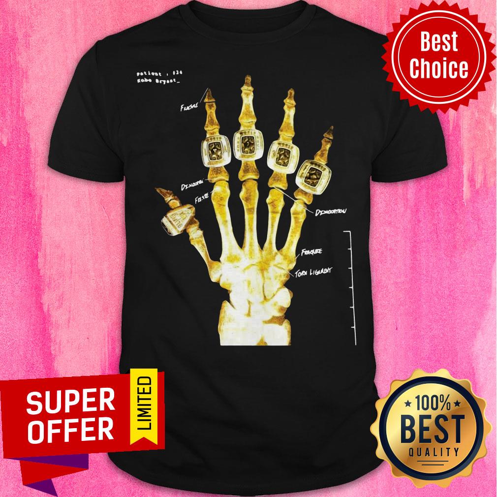 Premium Kobe Hand X Ray Gold Shirt