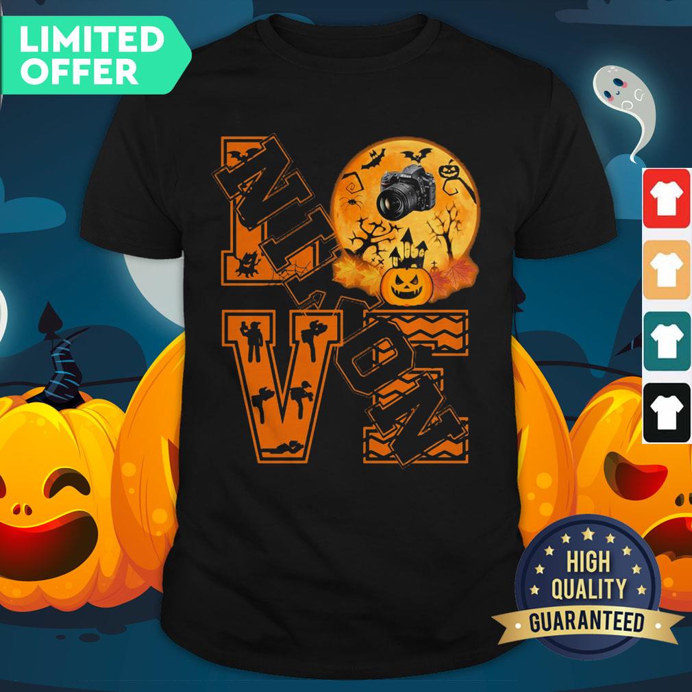 Premium Love Nikon Halloween Shirt