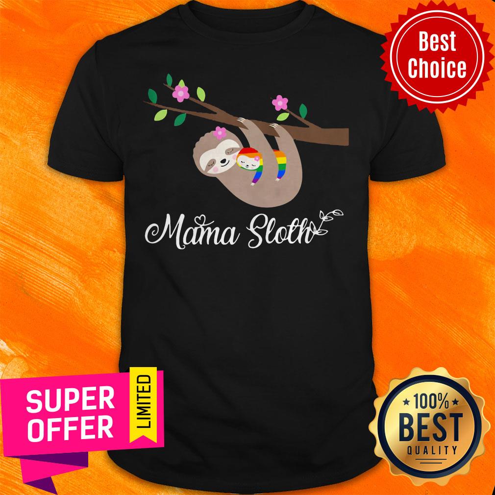Premium Mama Sloth LGBT Shirt