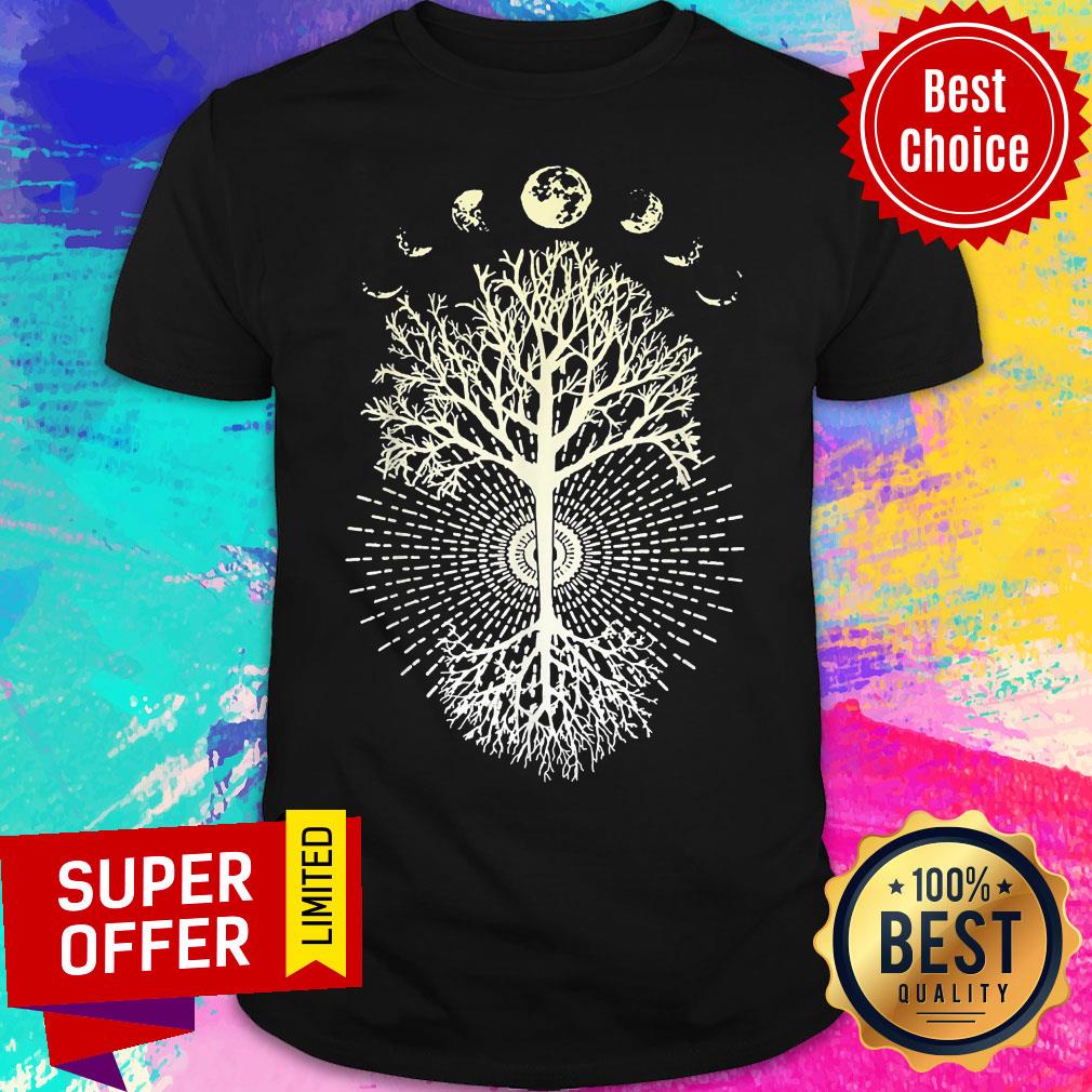 Premium Moon Phases of the Moon Tree Shirt