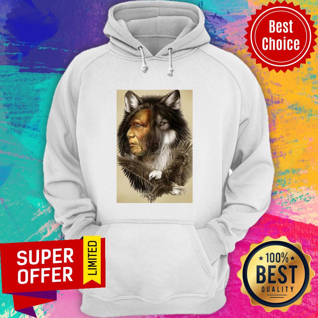 Premium Native Wolf Eagle Shirt