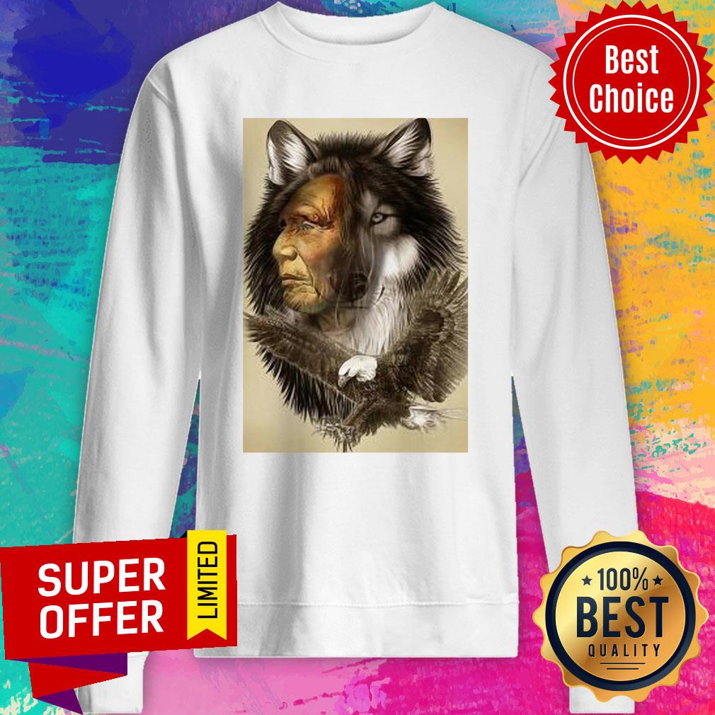 Premium Native Wolf Eagle Shirt