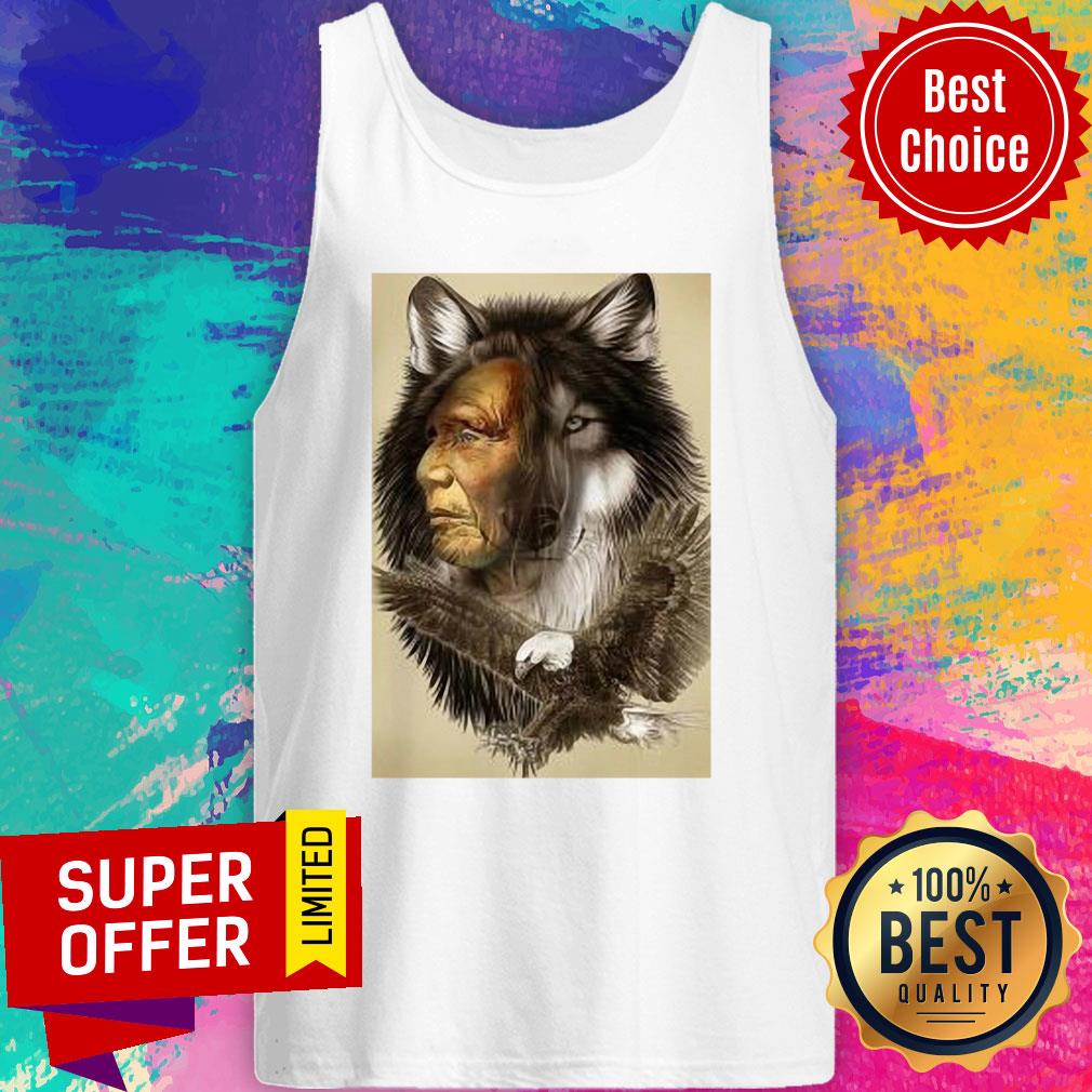 Premium Native Wolf Eagle Shirt