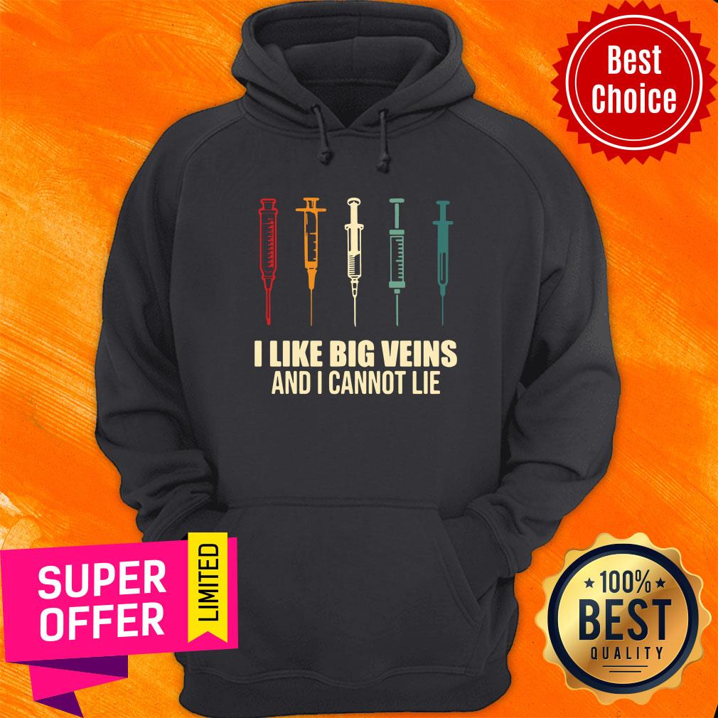 Premium Needle I Like Big Veins And I Cannot Lie Vintage Retro Shirt