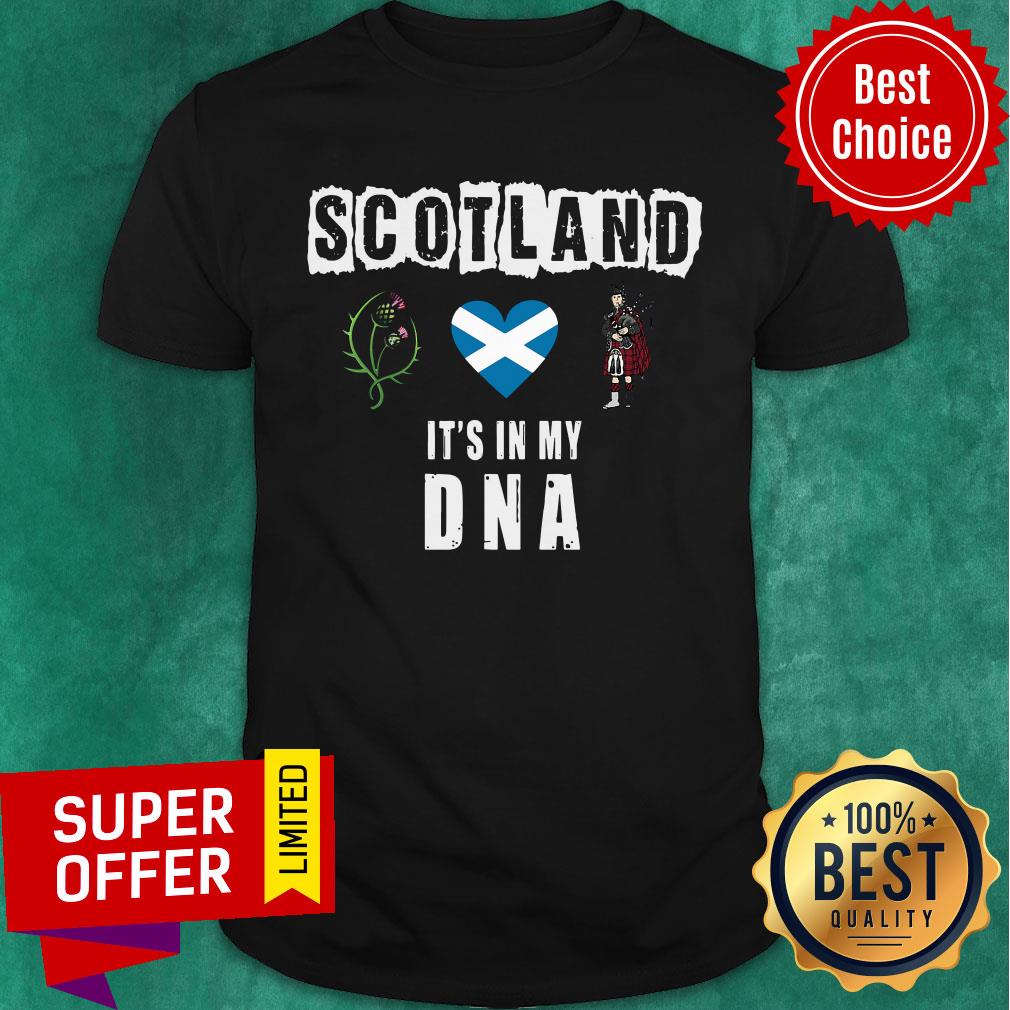 Premium Scotland Its In My Dna Shirt