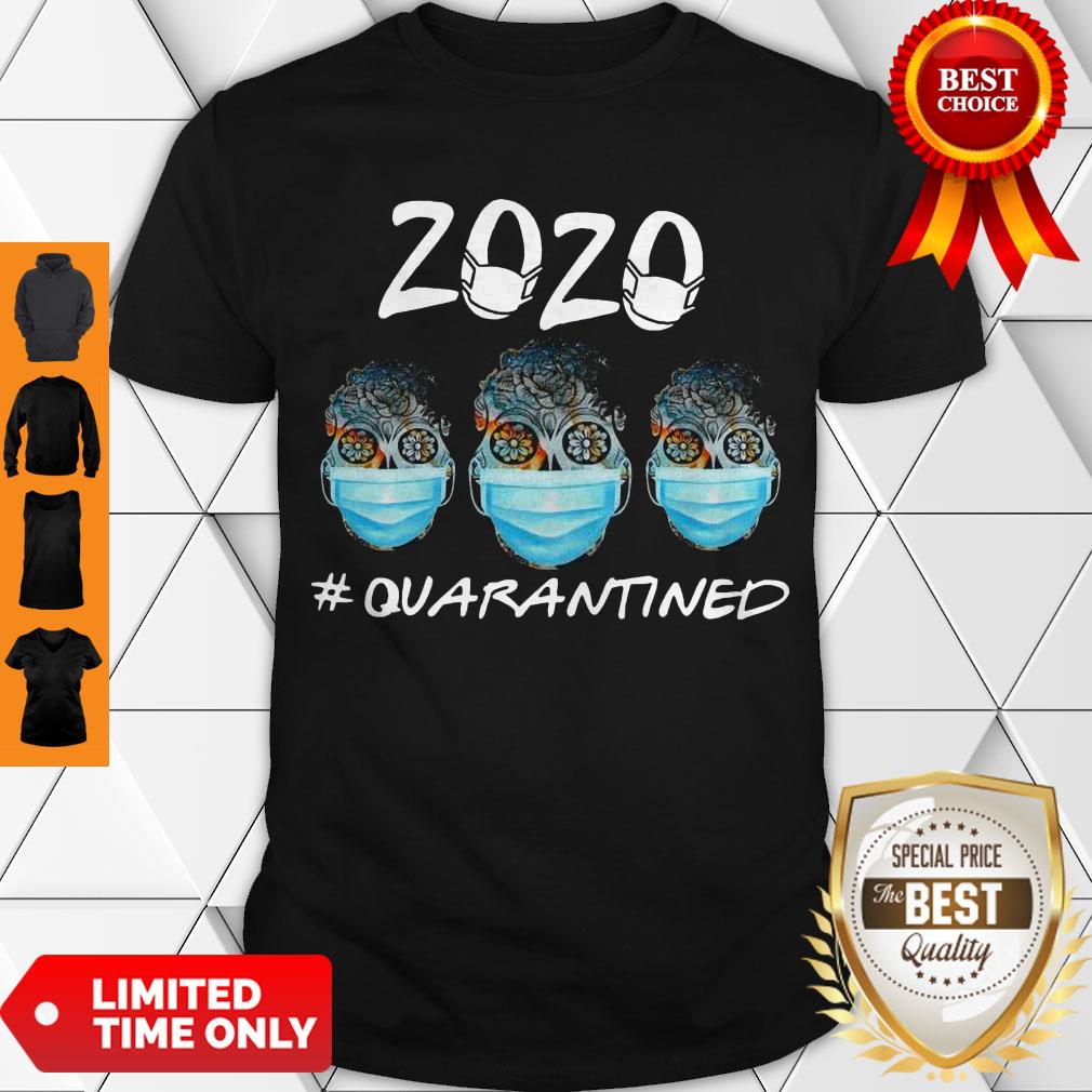 Premium Skull Face Mask 2020 Quarantined Shirt