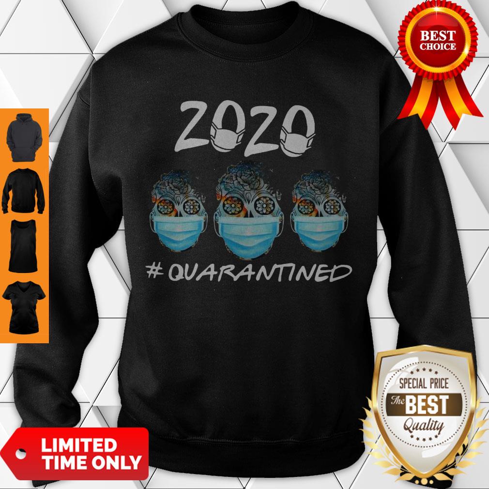 Premium Skull Face Mask 2020 Quarantined Shirt