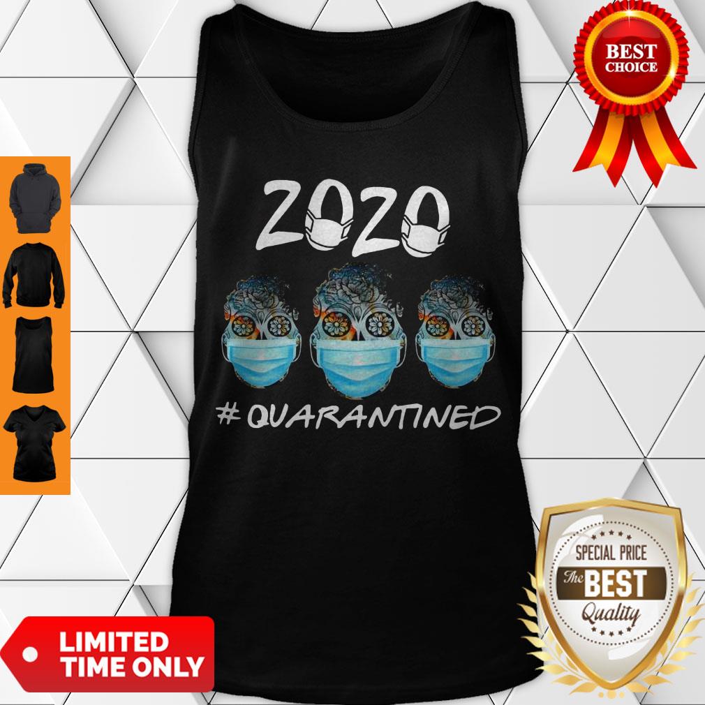 Premium Skull Face Mask 2020 Quarantined Shirt