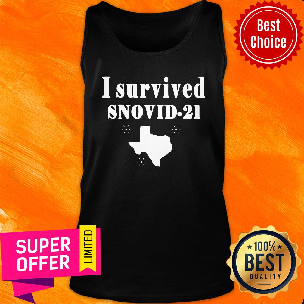 Premium Texas I survived Snovid 2021 Shirt