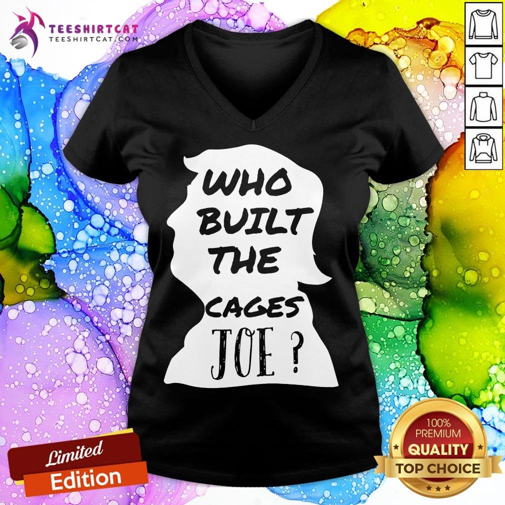 Premium Vote Trump Anti Biden Who Built The Cages Joe Shirt