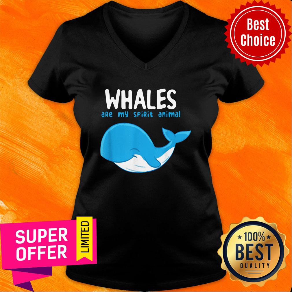 Premium Whales Are My Spirit Animals Whale Shirt