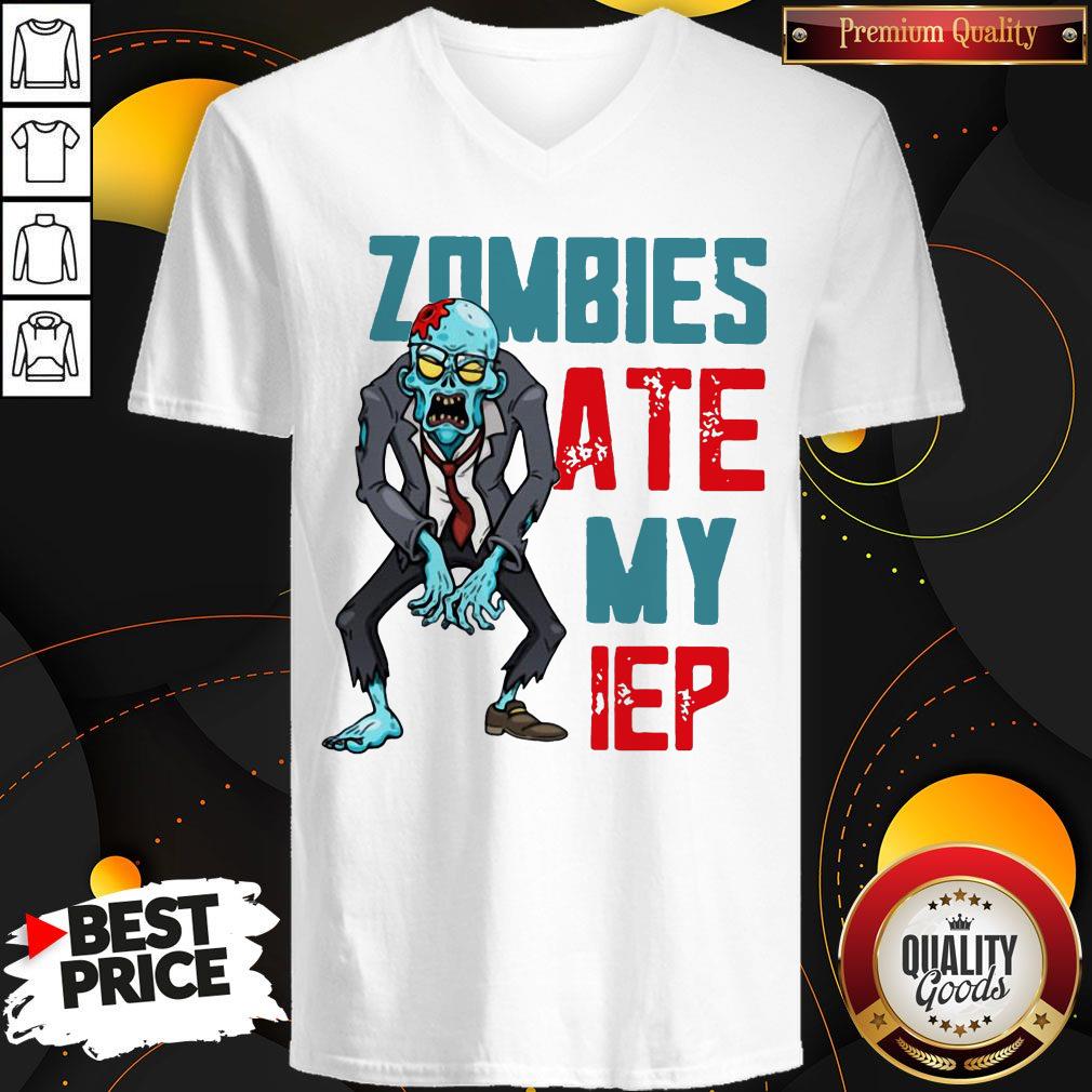 Premium Zombies Ate My Iep Shirt