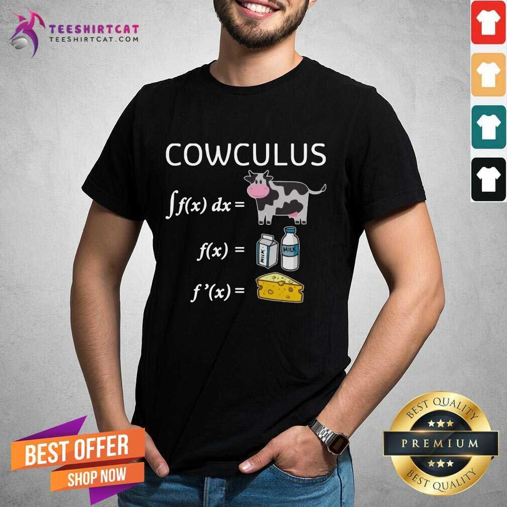 Pretty Cowculus Calculus Math Milk Cheese Shirt