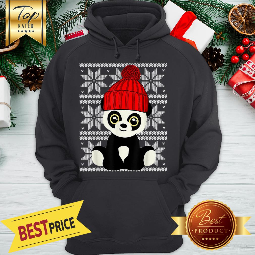 Pretty Panda Santa Ugly Christmas Shirt