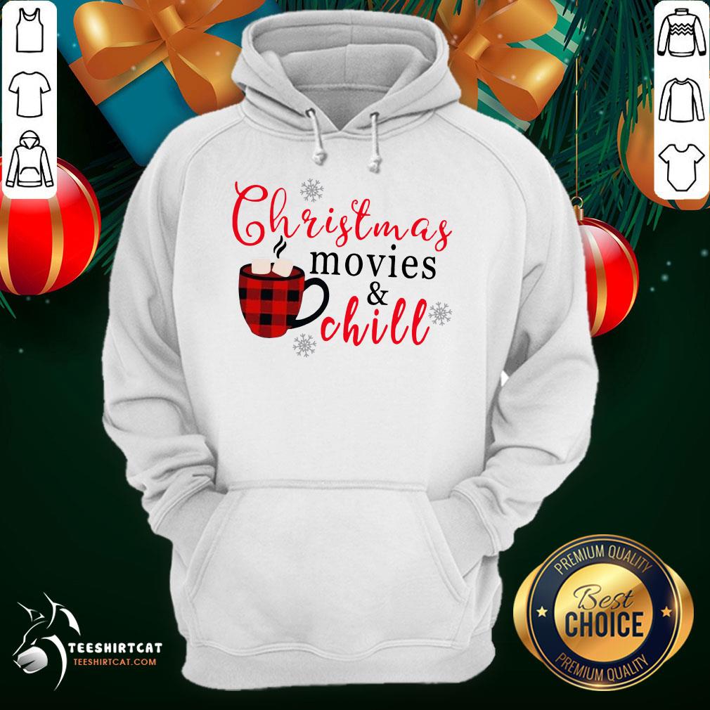 Pretty Teacup Christmas Movies And Chill Shirt