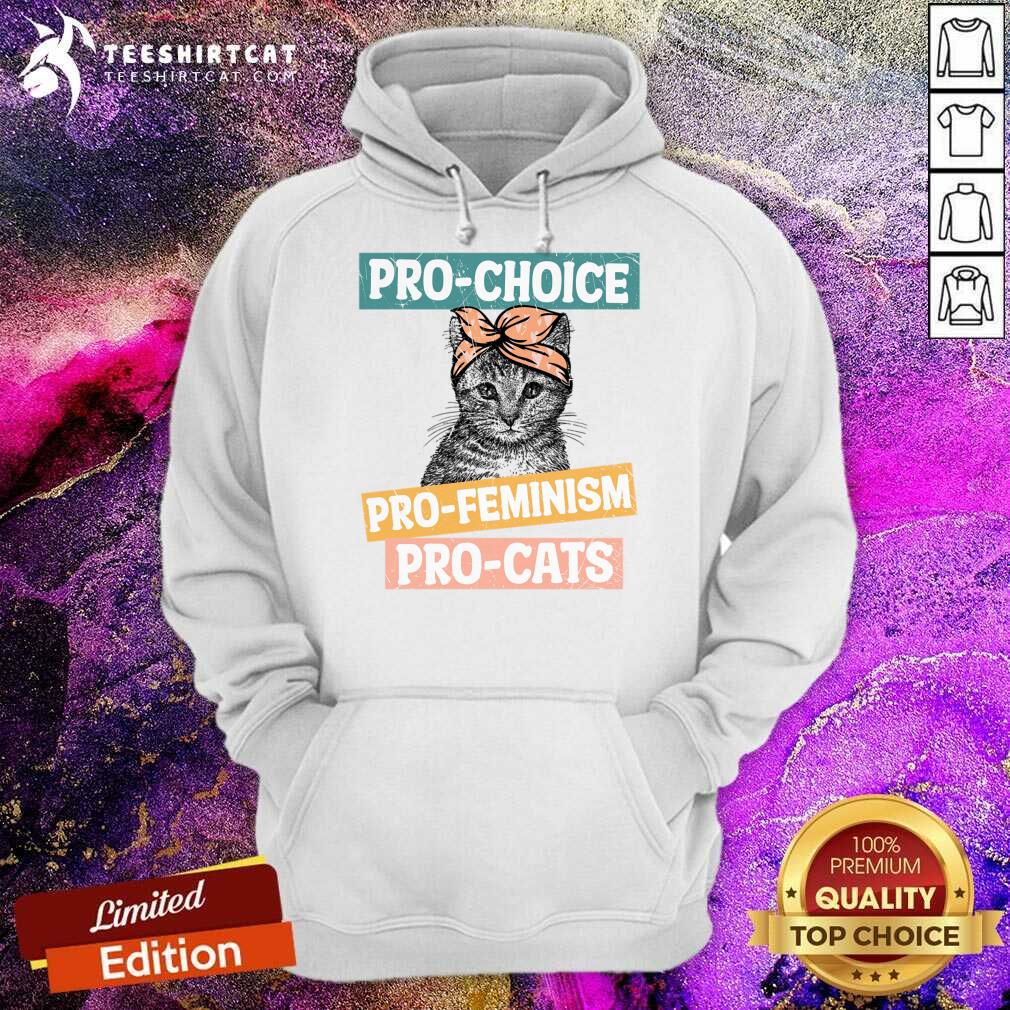 Pro Choice Pro Feminism Pro Cats Shirt