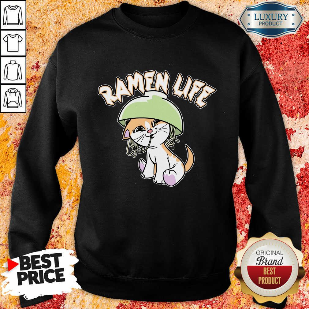Ramen Life Cat Noodles Japan Kawaii Otaku Shirt