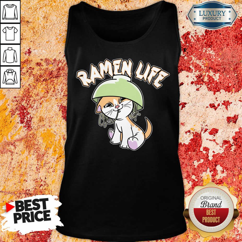 Ramen Life Cat Noodles Japan Kawaii Otaku Shirt