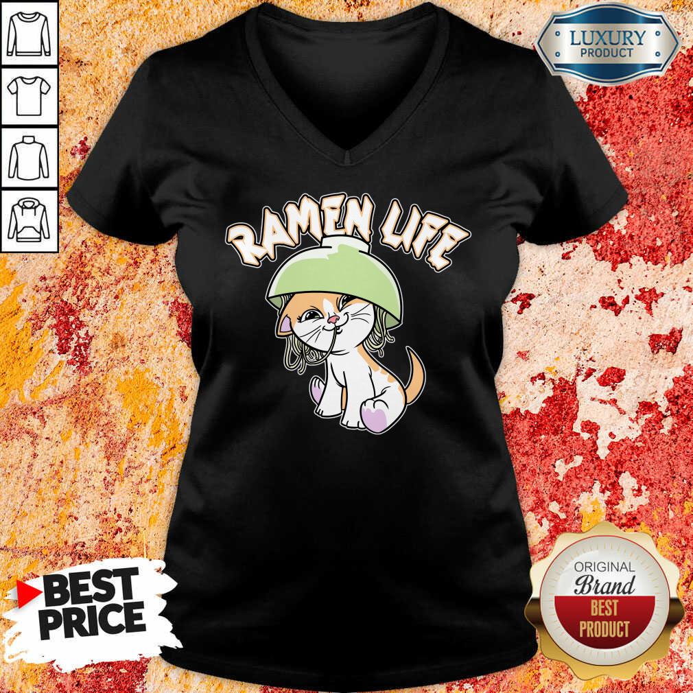 Ramen Life Cat Noodles Japan Kawaii Otaku Shirt
