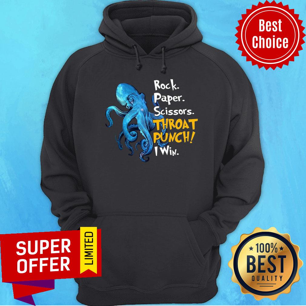 Rock Paper Scissors Throat Punch I Win Shirt