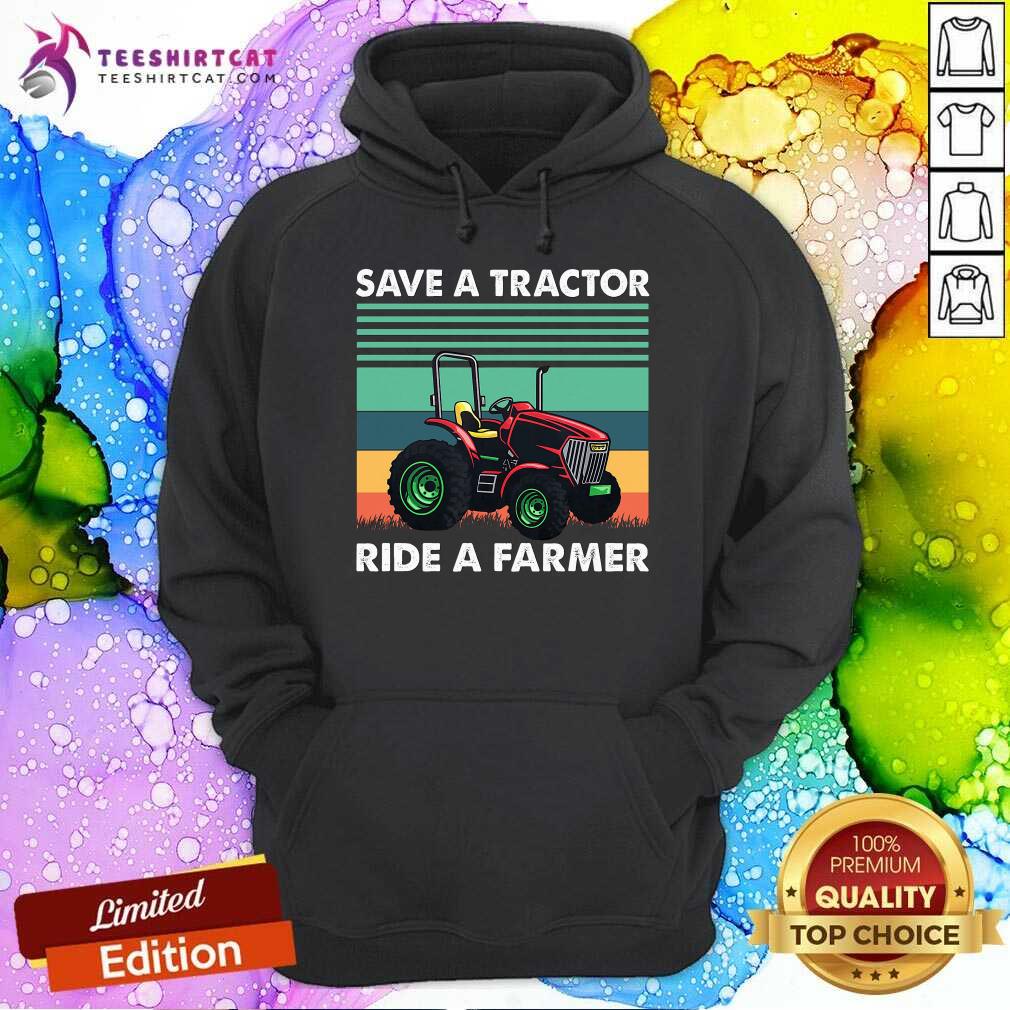 Save A Tractor Ride A Farmer Vintage Shirt