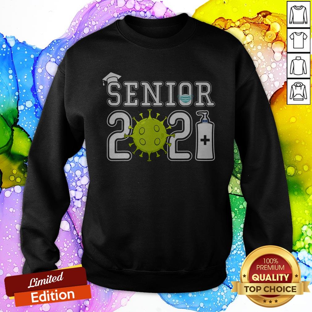 Senior 2021 Class Of 2021 Senior Face Mask Shirt