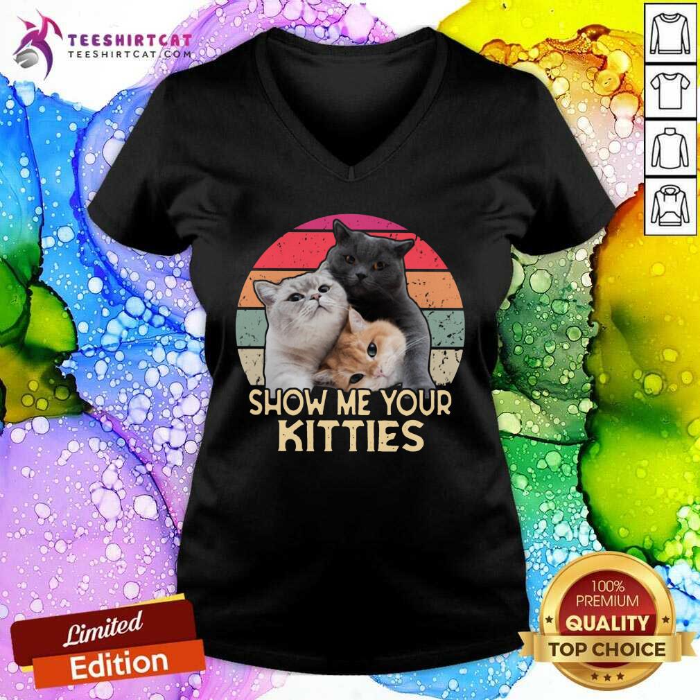 Show Me Your Kitties Vintage Cat Shirt