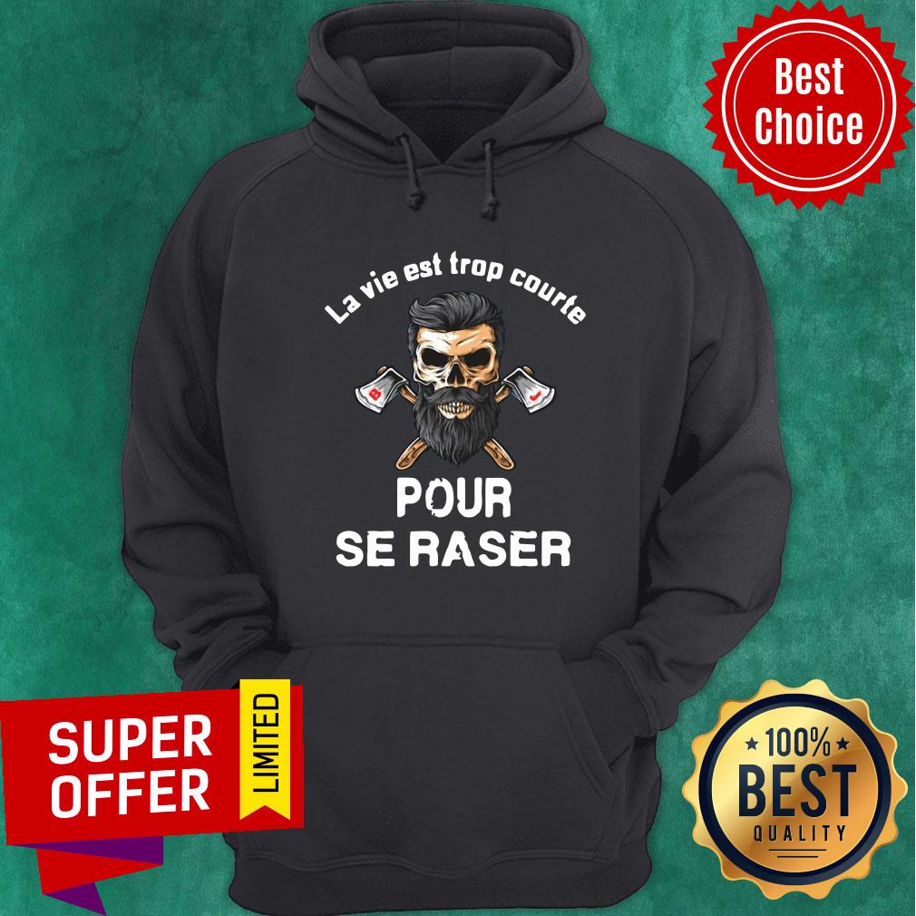 Skull Old Man La Via Est Trop Courte Pour Se Raser Shirt