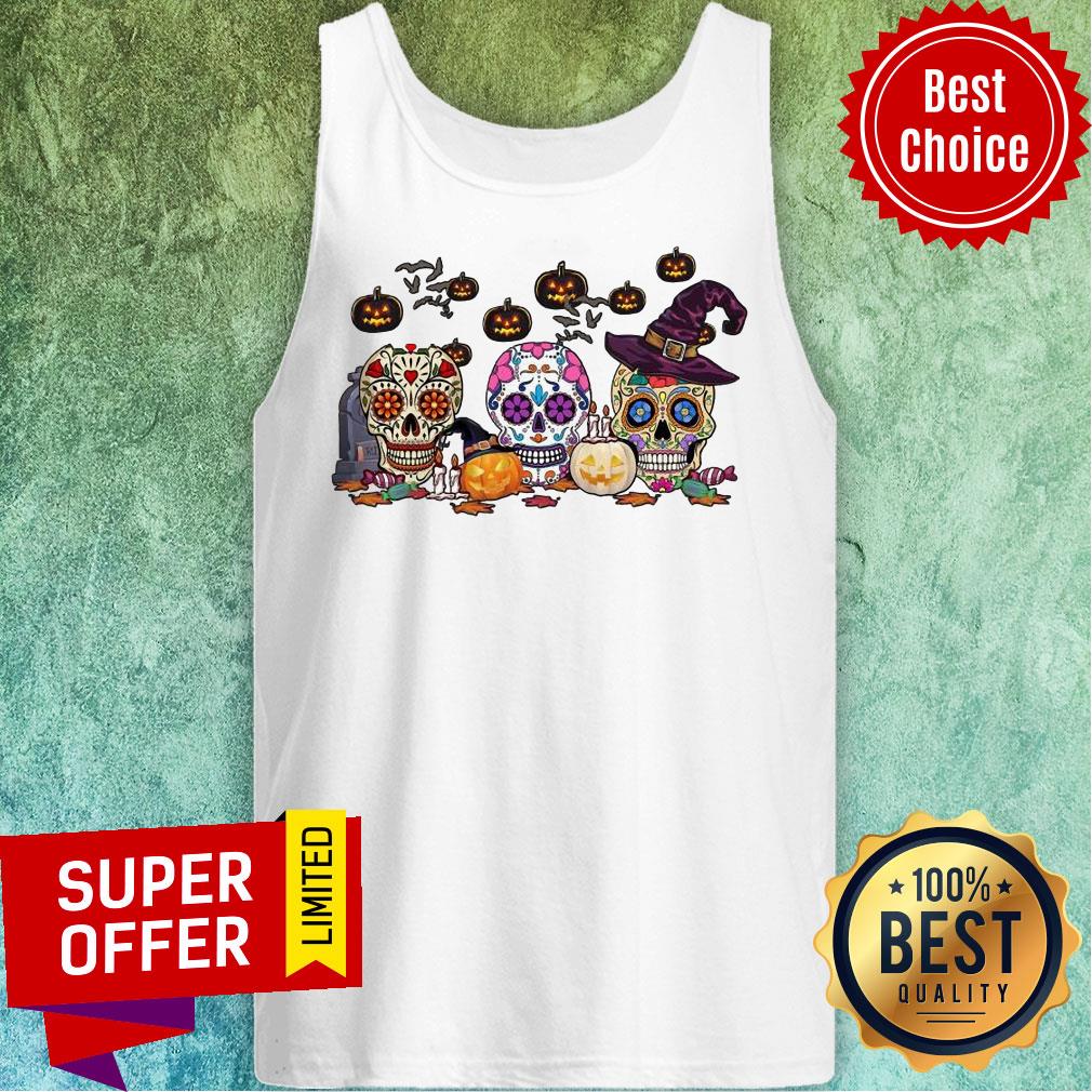 Skull Witch Pumkin Halloween Shirt