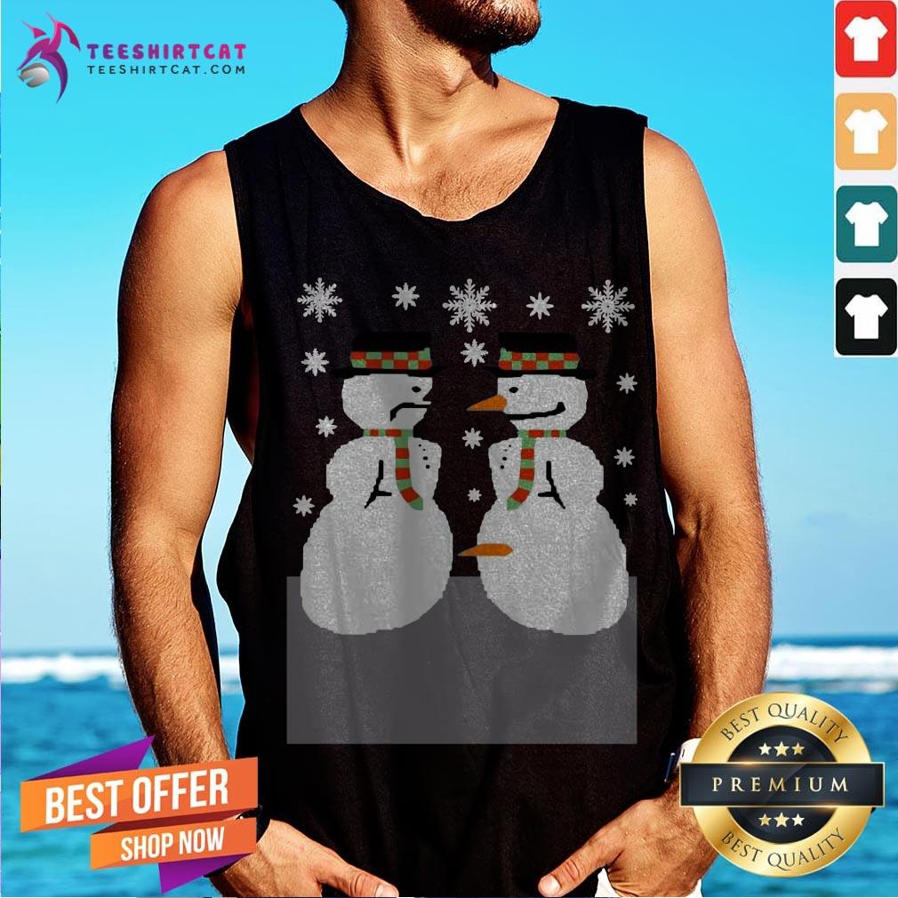Snowman Nose Thief Ugly Christmas Shirt