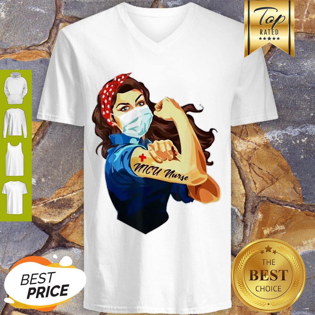 Strong Nurse Mask Neonatal Intensive Care Unit Coronavirus Shirt