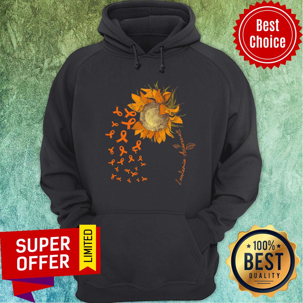 Sunflower Leukemia Awareness Ribbon Shirt