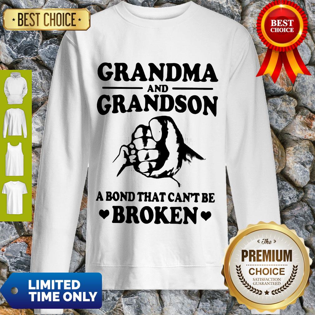 Grandma And Grandson A Bond That Can’t Be Broken White Version Shirt