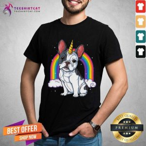 Colorful French Bulldog Unicorn Shirt