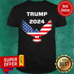 Good Donald Trump Re Election 2024 Eagle American Flag Shirt