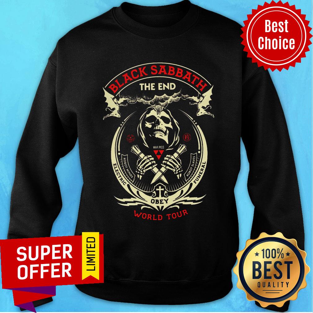 The Death Black Sabbath The End Obey World Tour Shirt