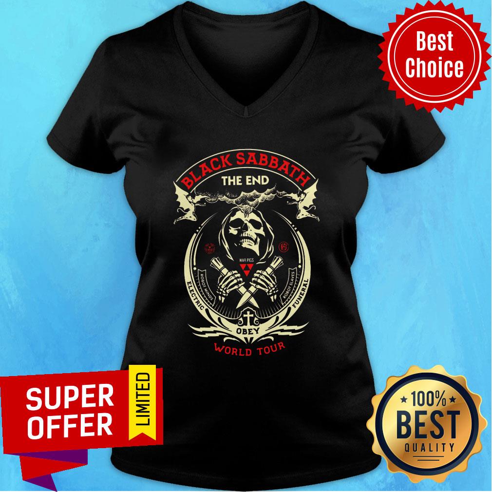 The Death Black Sabbath The End Obey World Tour Shirt